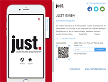 Tablet Screenshot of just-online.de